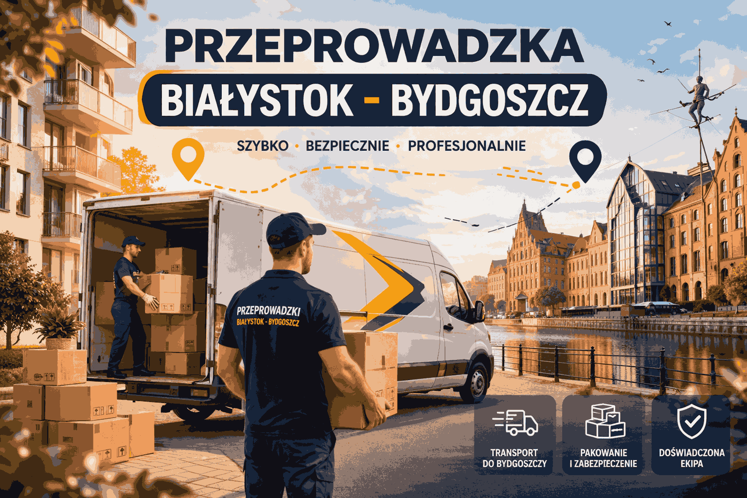 BGU Przeprowadzka Miedzymiastowa. Przeprowadzka Bialystok-bydgoszcz. przeprowadzki. transport.